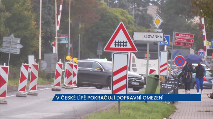 V České Lípě pokračují dopravní omezení
