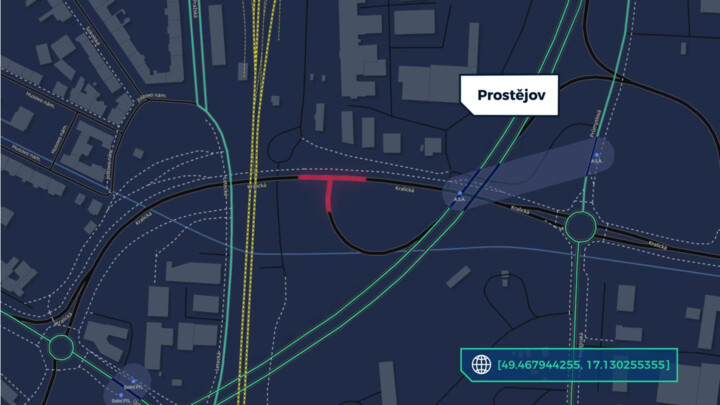 Řidiči často bourají na křižovatce v Prostějově, víme, na co si tam dát pozor