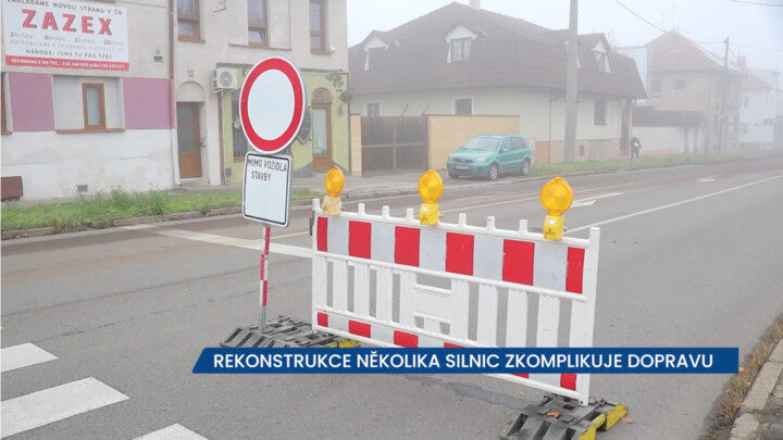 Souběžná rekonstrukce několika silnic v Hodoníně zkomplikuje dopravu