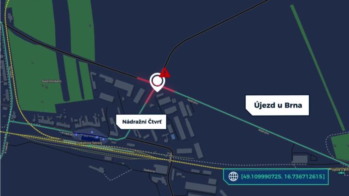 Na křižovatce u Újezdu u Brna řidiči často nedávají přednost, nahradí ji kruhový objezd?