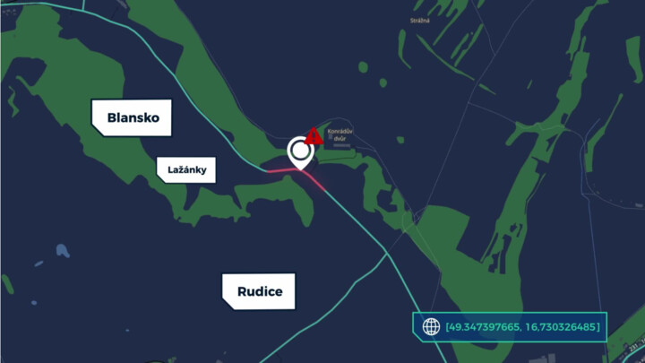 U Lažánek řidiči často končí ve stromě, může za to nepřizpůsobení rychlosti