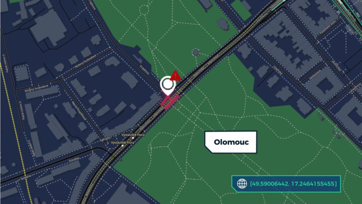 Na specifickém místě v Olomouci často bourají cyklisté, ovšem ne vlastní vinou