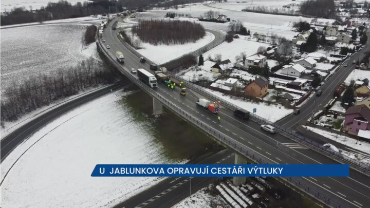 ŘSD na obchvatu Jablunkova opravuje výtluky
