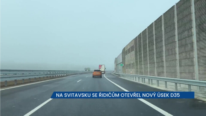 Na Svitavsku se řidičům otevřel nový úsek D35