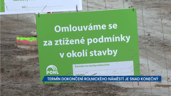 Termín dokončení Rolnického náměstí v Plzni je snad konečný