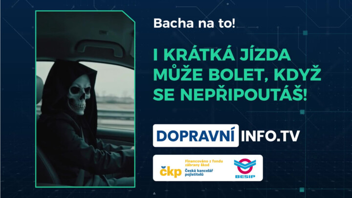 I krátká jízda může bolet, když se nepřipoutáš
