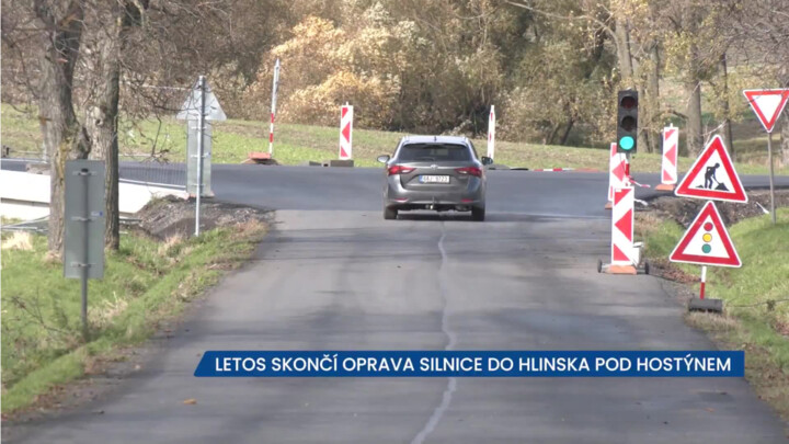 Letos skončí oprava silnice do Hlinska pod Hostýnem
