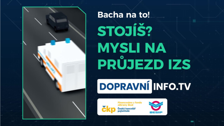 Stojíš? Mysli na průjezd IZS