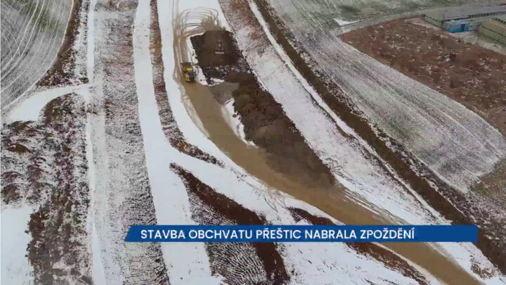 Stavba obchvatu Přeštic nabrala zpoždění kvůli nálezu archeologů