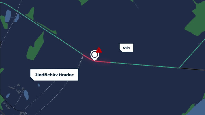 Na úseku u Otína řidiče překvapí směrový oblouk, letos se bude projektovat jeho přestavba