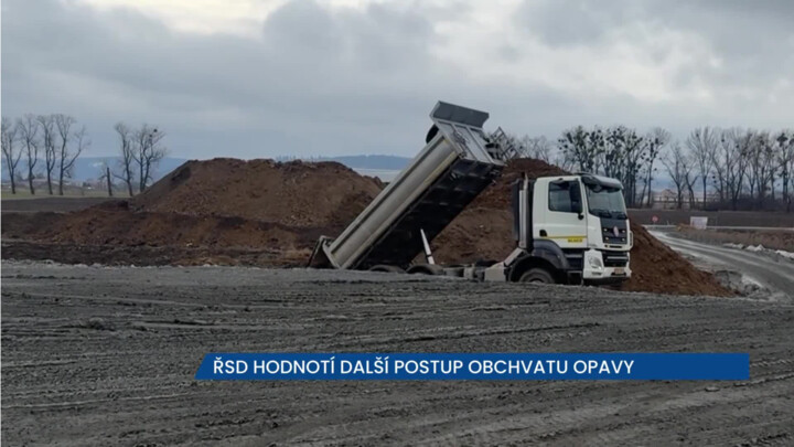 Jižní obchvat Opavy míří k listopadovému otevření
