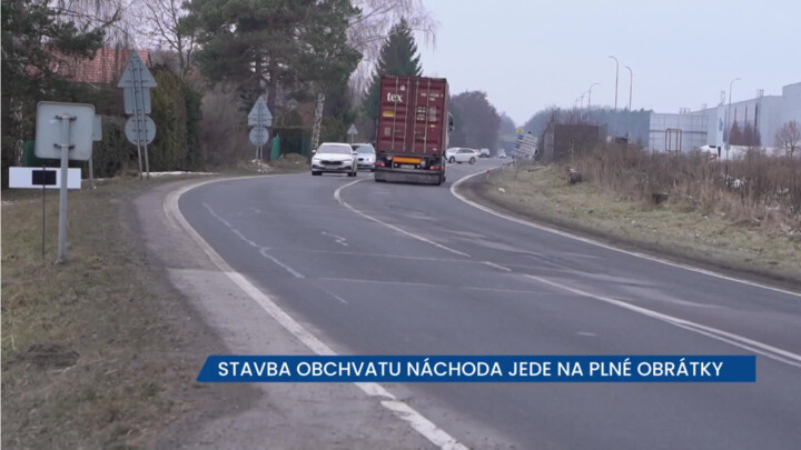 Stavba obchvatu Zminného začala, zatím se jezdí komplikovaně přes obec