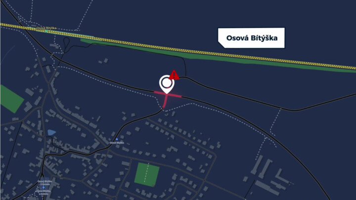 Zabrání dopravním nehodám u Osové Bítýšky úsekové měření rychlosti?