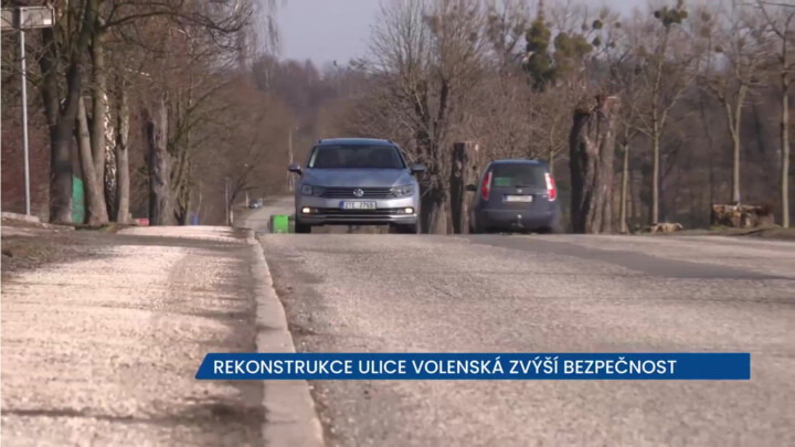 Rekonstrukce ulice Volenská v Šenově zvýší celkovou bezpečnost