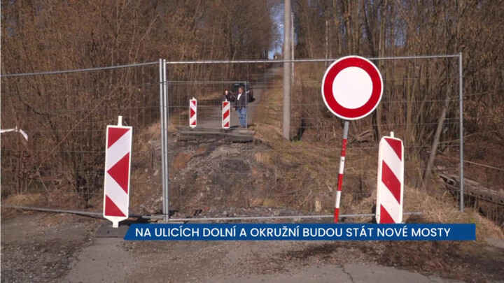 V Šenově na ulicích Dolní a Okružní budou stát nové mosty