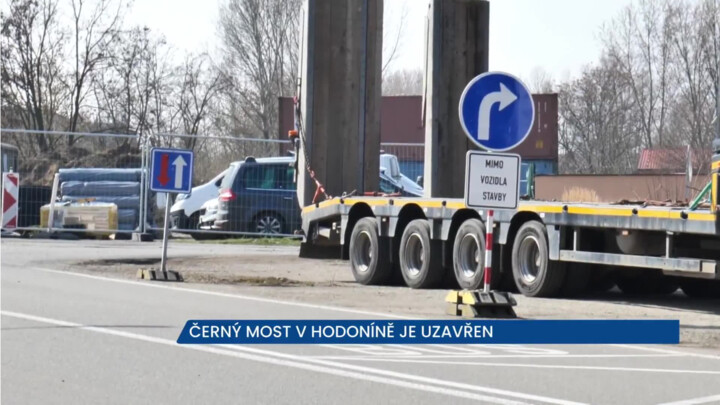 Černý most v Hodoníně je v rekonstrukci, platí uzavírka