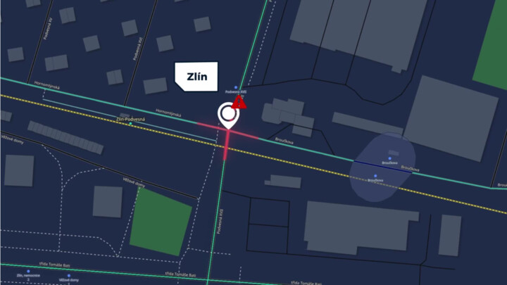 Srážkám s vlaky zamezí na přejezdu ve Zlíně mimoúrovňové křížení, řidiči si ale pět let počkají