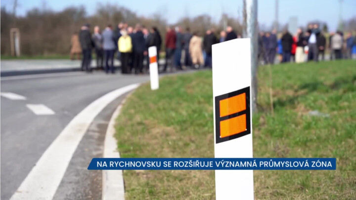Na Rychnovsku se rozšiřuje významná průmyslová zóna, řidičům se uleví