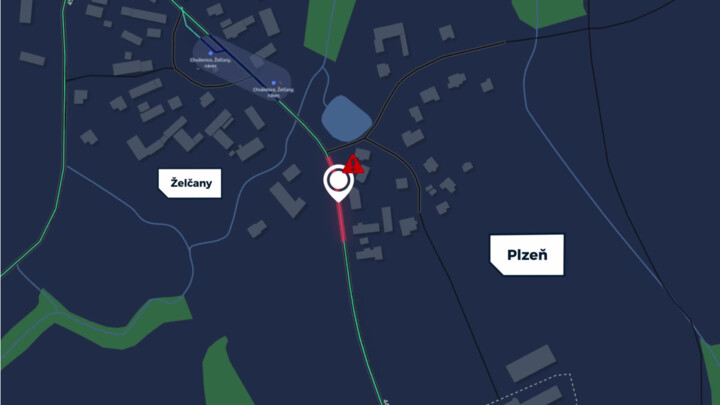 Většina řidičů zde nepřizpůsobí rychlost, v Želčanech na Plzeňsku se často bourá, proč?