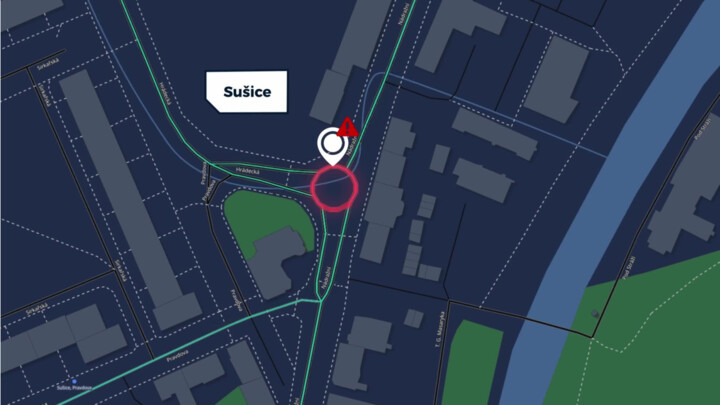 Křižovatka v Sušici patří k rizikovým místům, nehody odnášejí cyklisté