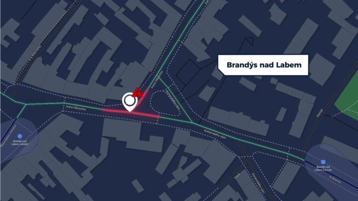 Cyklisté, pozor na křižovatce u Brandýsa! Patří mezi riziková místa Středočeského kraje