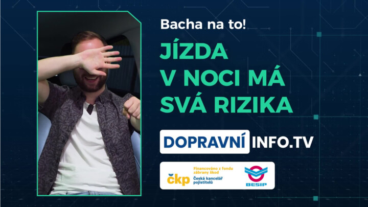 Jízda v noci má svá rizika, nepodceňujte je!