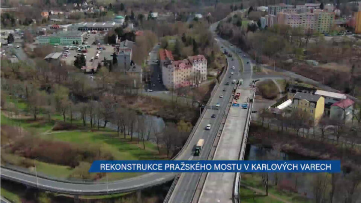 Rekonstrukce Pražského mostu v Karlových Varech potrvá dva roky