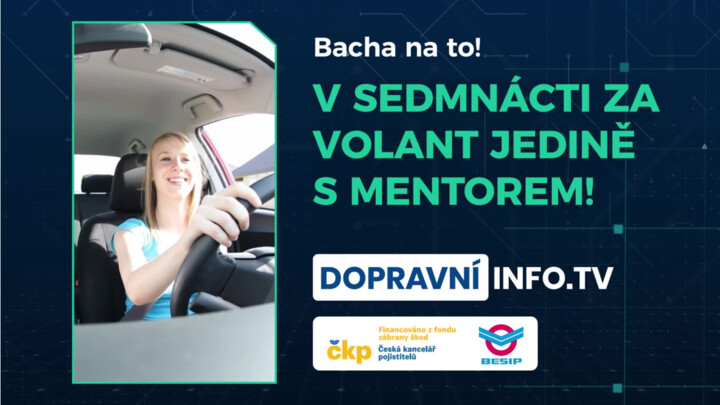 V sedmnácti za volant jedině s mentorem