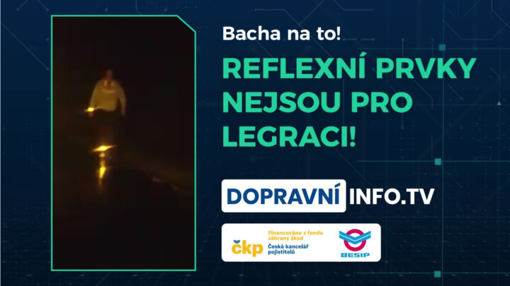 Reflexní prvky nejsou pro legraci