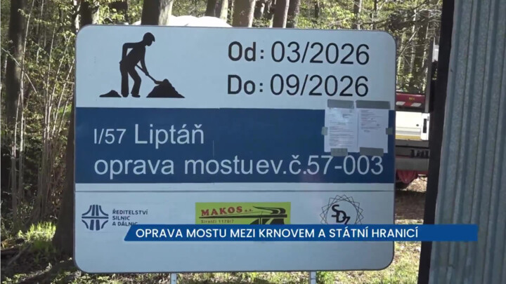 Celková oprava mostu mezi Krnovem a hranicemi s Polskem potrvá do srpna