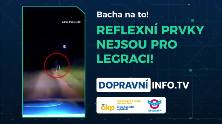 Reflexní prvky nejsou pro legraci