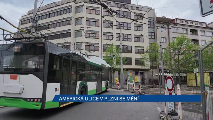 Americká ulice v Plzni se po rekonstrukci změní