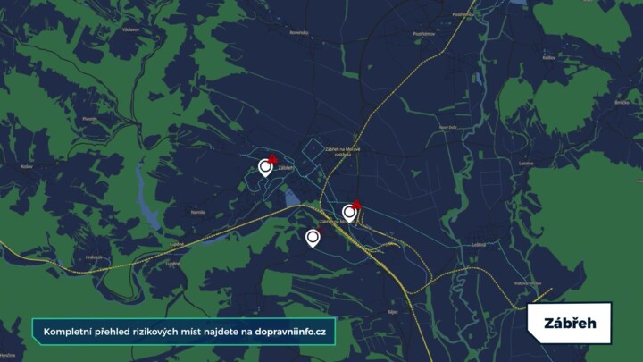 Stavební práce omezí provoz na třech místech v Zábřehu, tady dejte za volantem pozor