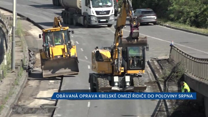 Největší letošní rekonstrukce, obávaná oprava Kbelské v Praze omezí řidiče do poloviny srpna