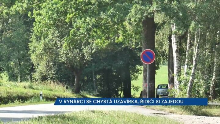 V Rynárci začala platit uzavírka, řidiči si zajedou