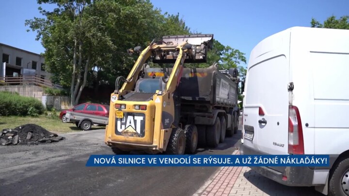 Nová silnice ve Vendolí se rýsuje. A už žádné náklaďáky!