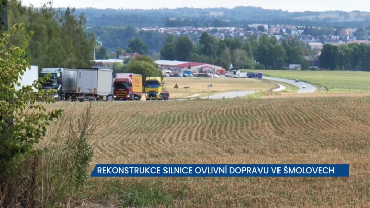 Ve Šmolovech řidiči narazí na dopravní omezení, provoz budou řídit semafory