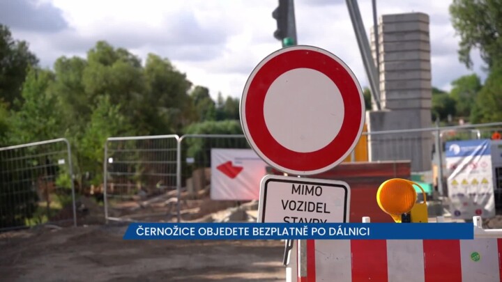 Černožice objedete bezplatně po dálnici