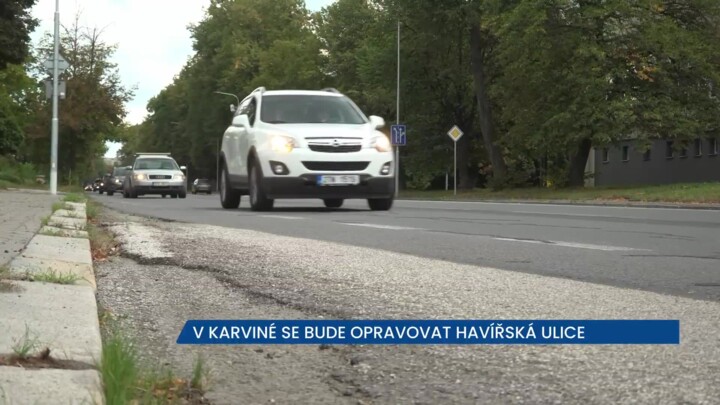 V Karviné se bude opravovat Havířská ulice, přijdou dopravní omezení