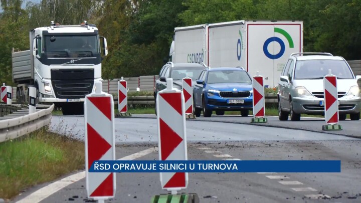 ŘSD opravuje silnici I/10 u Turnova, řidiči musí počítat s kolonami až do listopadu